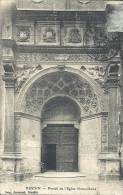 NORD PAS DE CALAIS - 62 - PAS DE CALAIS - HESDIN - Portail De L'Eglise Notre Dame - Carte Molle - Hesdin