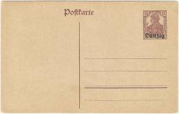 Germany 1915 Danzig Postcard - Entiers Postaux