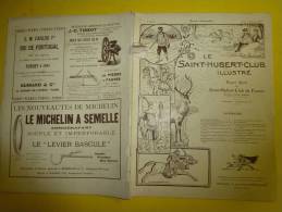 Février 1906  LE SAINT HUBERT ILLUSTRE...revue Consacrée à LA CHASSE - Chasse/Pêche