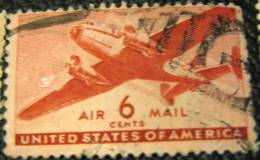 United States 1941 Airmail 6c - Used - Usati