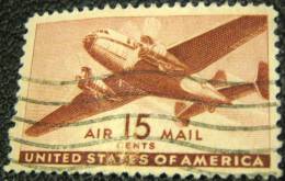 United States 1941 Airmail 15c - Used - Usados
