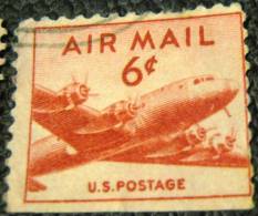United States 1947 Airmail 6c - Used - Used Stamps