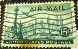 United States 1947 New York City And Statue Of Liberty 15c - Used - Used Stamps