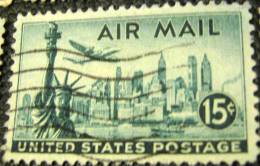 United States 1947 New York City And Statue Of Liberty 15c - Used - Used Stamps