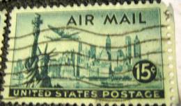 United States 1947 New York City And Statue Of Liberty 15c - Used - Used Stamps