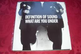 DEFINITION OF SOUND  °  WHATARE  YOU UNDER - 45 T - Maxi-Single
