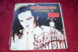 MYSTER S °  I'D LIKE TO KNOW - 45 T - Maxi-Single