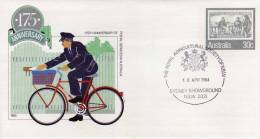 AUSTRALIA Australie 1984 Agricultural Society Postman Facteur - Entiers Postaux