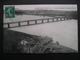 Champtoceaux(M.-et-L.)-Le Cul Du Moulin,la Loire Et Le Pont 1912 - Pays De La Loire