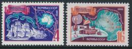 RUSSIA/URSS 1970, 150th Snniversary Discovery Of The Antarctica, Set Of 2v** - Expéditions Antarctiques