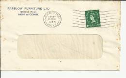 INGLATERRA CC HIGH WYCOMBE 1954 SELLO WILDING - Timbres Personnalisés