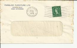 INGLATERRA CC HIGH WYCOMBE 1954 SELLO WILDING - Persoonlijke Postzegels