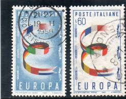 EUROPA CEPT 1957 O ITALIE - 1957