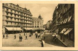 CPA 38 GRENOBLE RUE FELIX POULAT ET LE GRAND HOTEL MODERNE - Grenoble