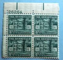 USA 1954THE HERMITAGE  BLOCK MNH** - Sonstige & Ohne Zuordnung