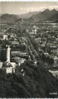 CPSM 38 GRENOBLE VUE GÉNÉRALE COURS JEAN JAURES ET COURS DE LA LIBÉRATION 1951 - Grenoble