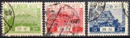 JAPON       N°  191/193         OBLITERE - Used Stamps