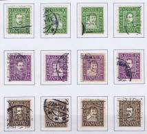 Danmark : 1924 Mi. 131-142, Used - Used Stamps