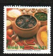 140 BRASIL 1998- "Gastronomía: Cultura Culinaria-Feijoada - Unused Stamps