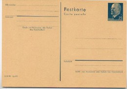 DDR Postkarte P76  ULBRICHT 2. Ausgabe ** 1966 - Postkarten - Ungebraucht