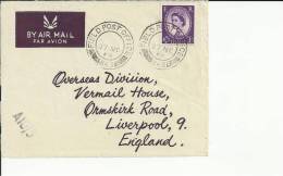 INGLATERRA FRONTAL CON MAT FIELD POST OFFICE 843 - Lettres & Documents