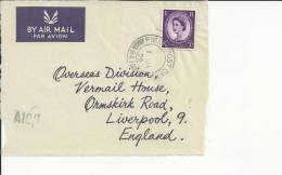 INGLATERRA FRONTAL CON MAT FIELD POST OFFICE 841 - Lettres & Documents