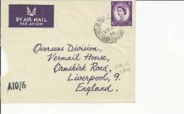 INGLATERRA FRONTAL CON MAT FIELD POST OFFICE 656 - Lettres & Documents