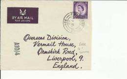 INGLATERRA FRONTAL CON MAT FIELD POST OFFICE 994 - Brieven En Documenten