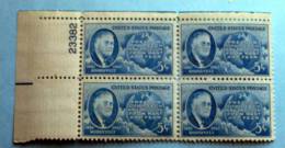 USA 1945 ROOSEVELT 5 C BLOCK MNH** - Other & Unclassified
