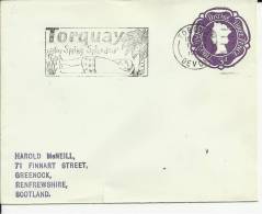 INGLATERRA TORQUAY SPRING SPLENDOUR SOBRE ENTERO POSTAL - Covers & Documents