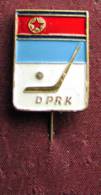 Ice Hockey - D.P.R.K.  KOREA Federation - Badge / Pin - Sports D'hiver