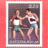 JUGOSLAVIA  - Nuovo - 1972 - Giochi Olimpici Monaco - Boxe - 3.25 - Nuevos