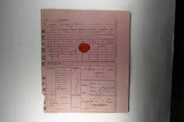 Italy: Strade Ferrate Romane, Train Freight Letter 1880, Wax Sealed : ER, (2) - Marcofilie