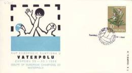 YUGOSLAVIA 1966  EUROPEAN CHAMPIONSHIP COVER WITH POSTMARK - Wasserball