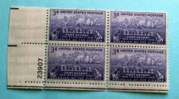 USA 1948 FORT KEARNY  BLOCK MNH** - Unused Stamps