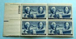 USA 1947 POSTAL STAMP CENTENARY  BLOCK MNH** - Unused Stamps