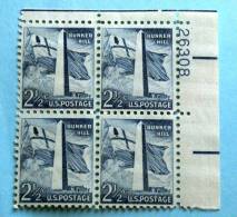 USA 1954 BUNKER HILL MONUMENT   BLOCK MNH** - Nuovi