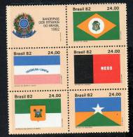 143-BRASIL 1982 BANDERAS  DE LOS ESTADOS DEL BRASIL - Unused Stamps