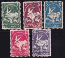 Bulgarie 1931 N°Y.T. :  PA. 5 à 9 Obl. - Poste Aérienne