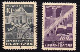 Bulgarie 1948 N°Y.T. :  PA. 54 Et 55 Obl. - Poste Aérienne