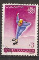 Romania 1987  Winter Olympics, Calgary  (o) - Used Stamps