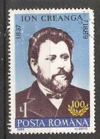 Romania 1989  Famous People: Ion Creanga  (o) - Used Stamps