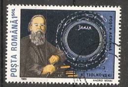 Romania 1989  Space Pioneers: Konstantin Tsiolkvski  (o) - Used Stamps