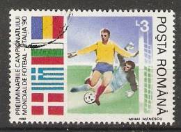 Romania 1990  Football: World Cup Italy  (o) - Used Stamps