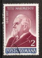 Romania 1990  Famous People: Titu Maiorescu  (o) - Used Stamps