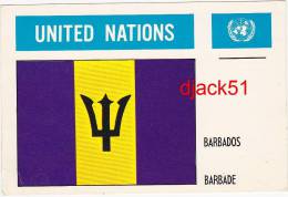 UNITED NATIONS - BARBADOS (BARBADE) - Date Of Admission 9 December 1966 (Stamp) - Barbades