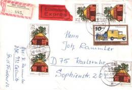 DDR / GDR - Umschlag Echt Gelaufen / Cover Used (b268)- - Lettres & Documents