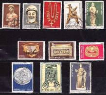 CYPRUS 1976 Cypriot Treasures Definitive Set  To £ 1 Vl. 266 / 270 - 272 / 277 - Oblitérés