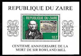 A5846 Zaire 1980, SG MS994, 100th Anniv Of Death Of Sir Roland Hill, Miniature Sheet,  MNH - Gebraucht