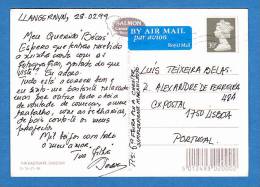 POST CARD - BY AIR MAIL/PAR AVION -- 28.2.99 - Covers & Documents